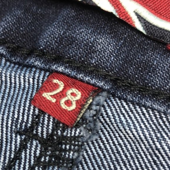 BRITISH DESIGN MAKERS OF TRUE ORIGINALS CROP SKINNY 28x28 🇬🇧 - Picture 6 of 14